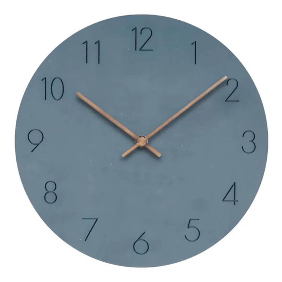 Minimalist Wooden Wall Clock