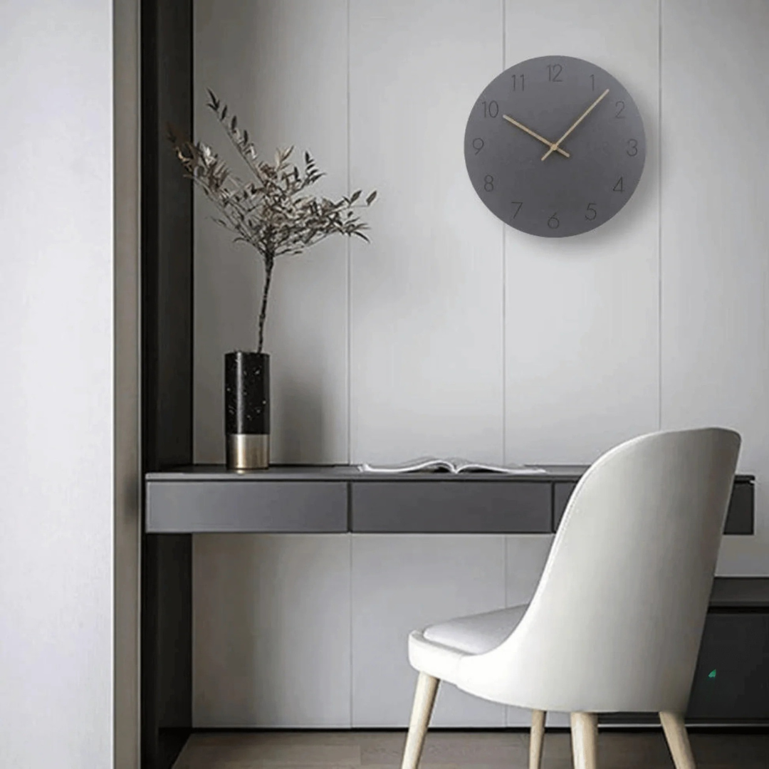 Minimalist Wooden Wall Clock
