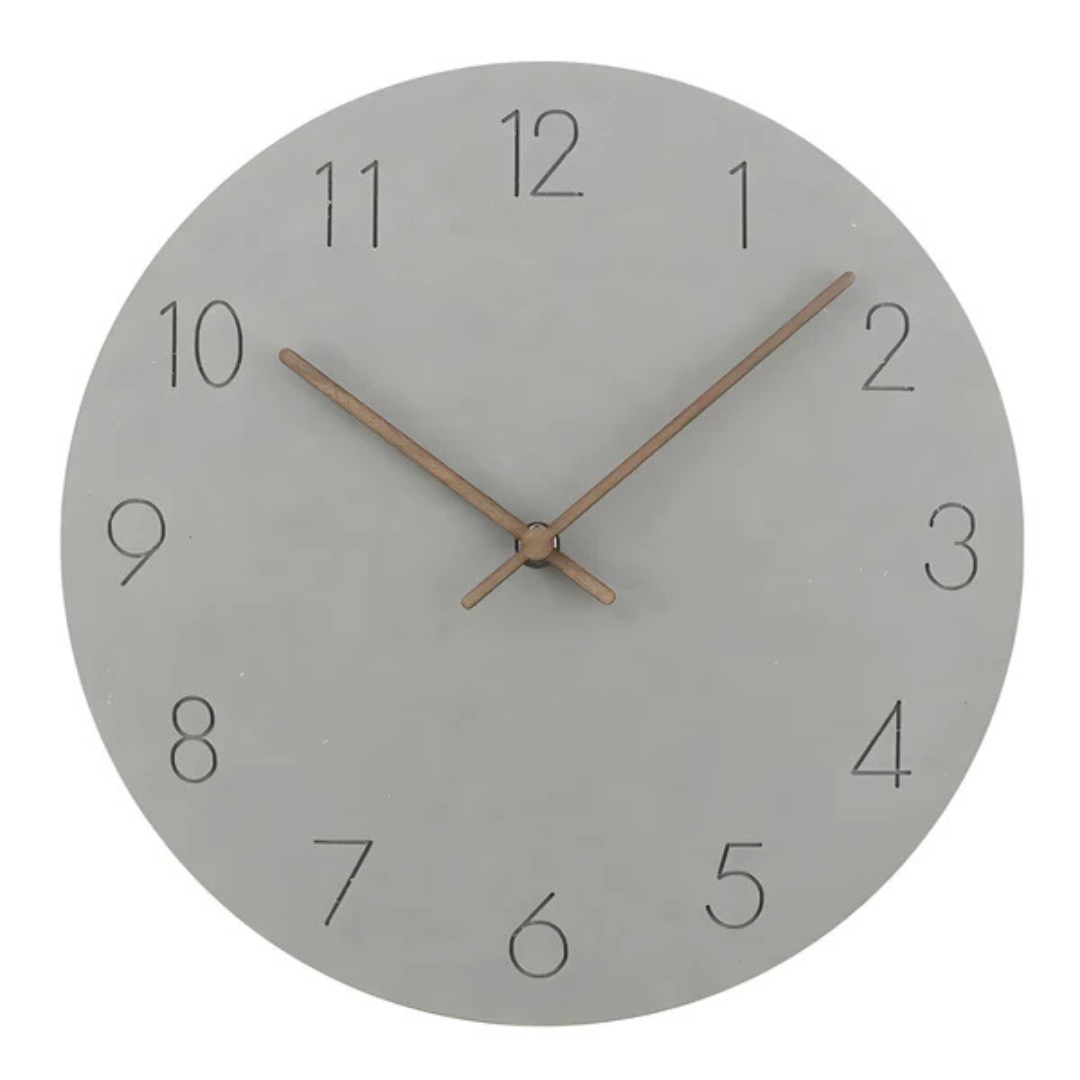 Minimalist Wooden Wall Clock