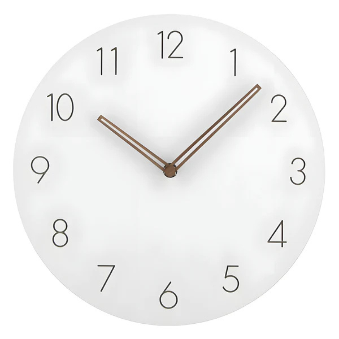 Minimalist Wooden Wall Clock