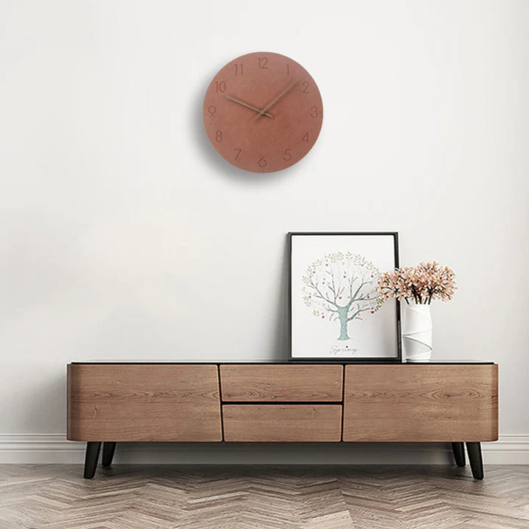 Minimalist Wooden Wall Clock