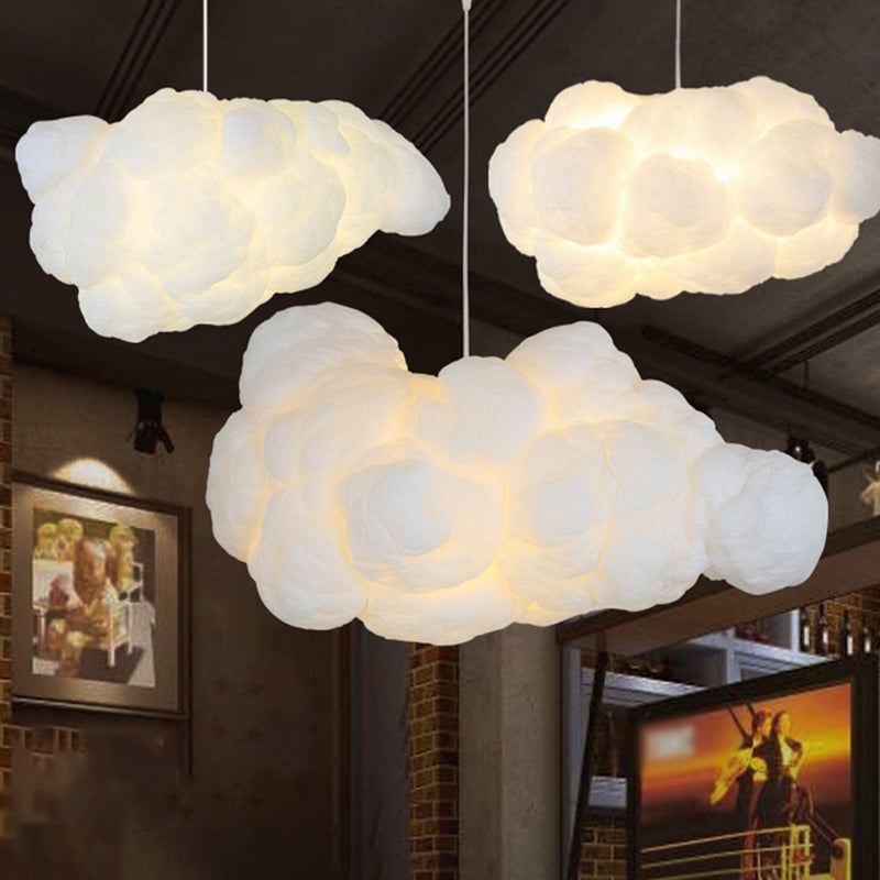 Modern Cloud Pendant Lamp - White Aviation Design