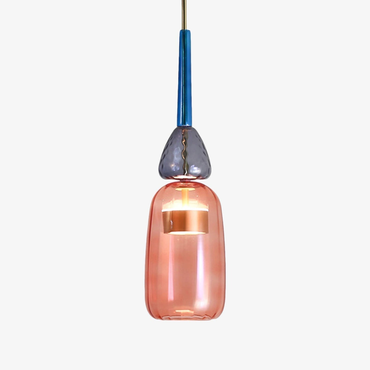 Modern Colored Glass Pendant Light