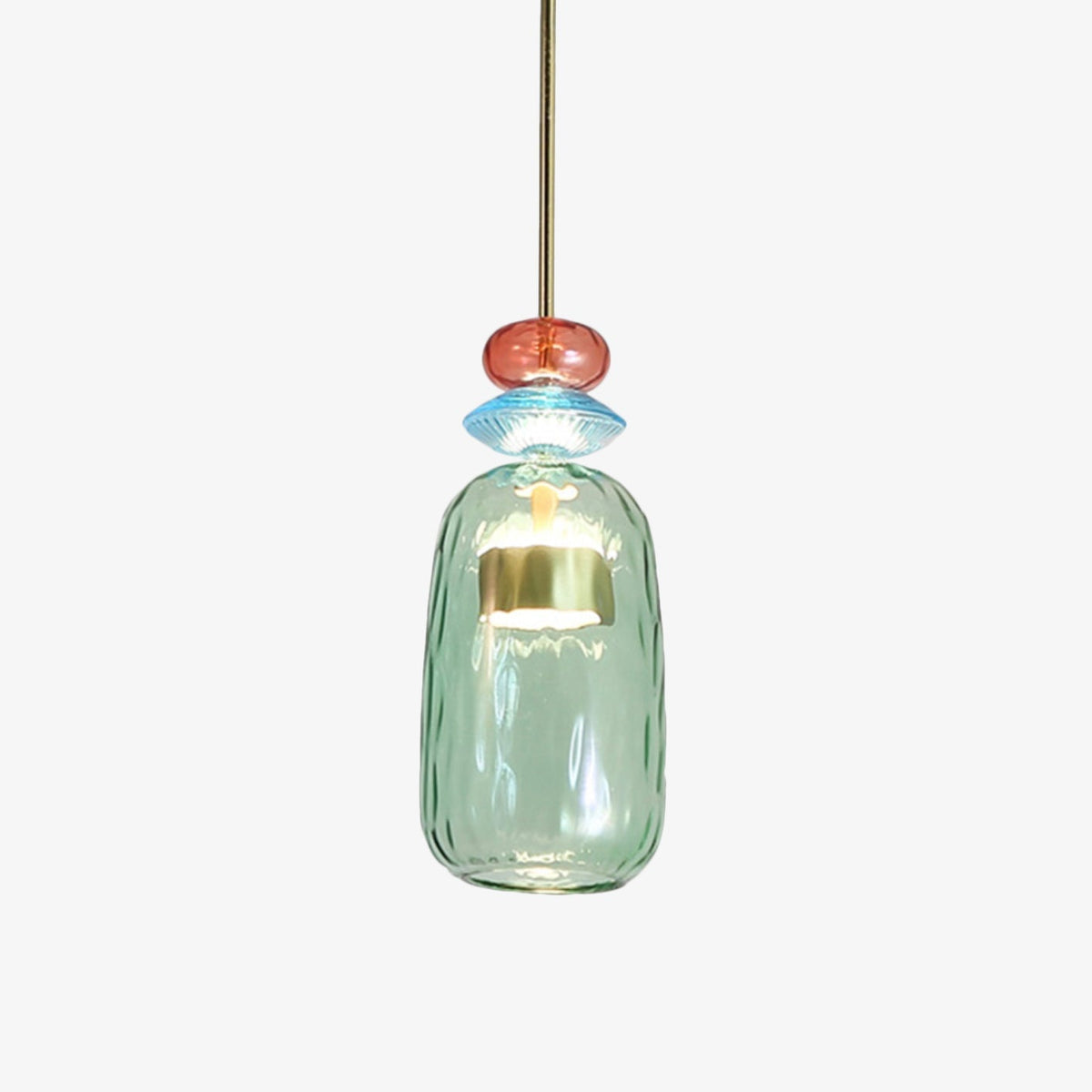 Modern Colored Glass Pendant Light