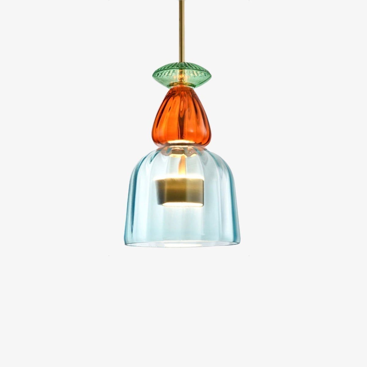 Modern Colored Glass Pendant Light