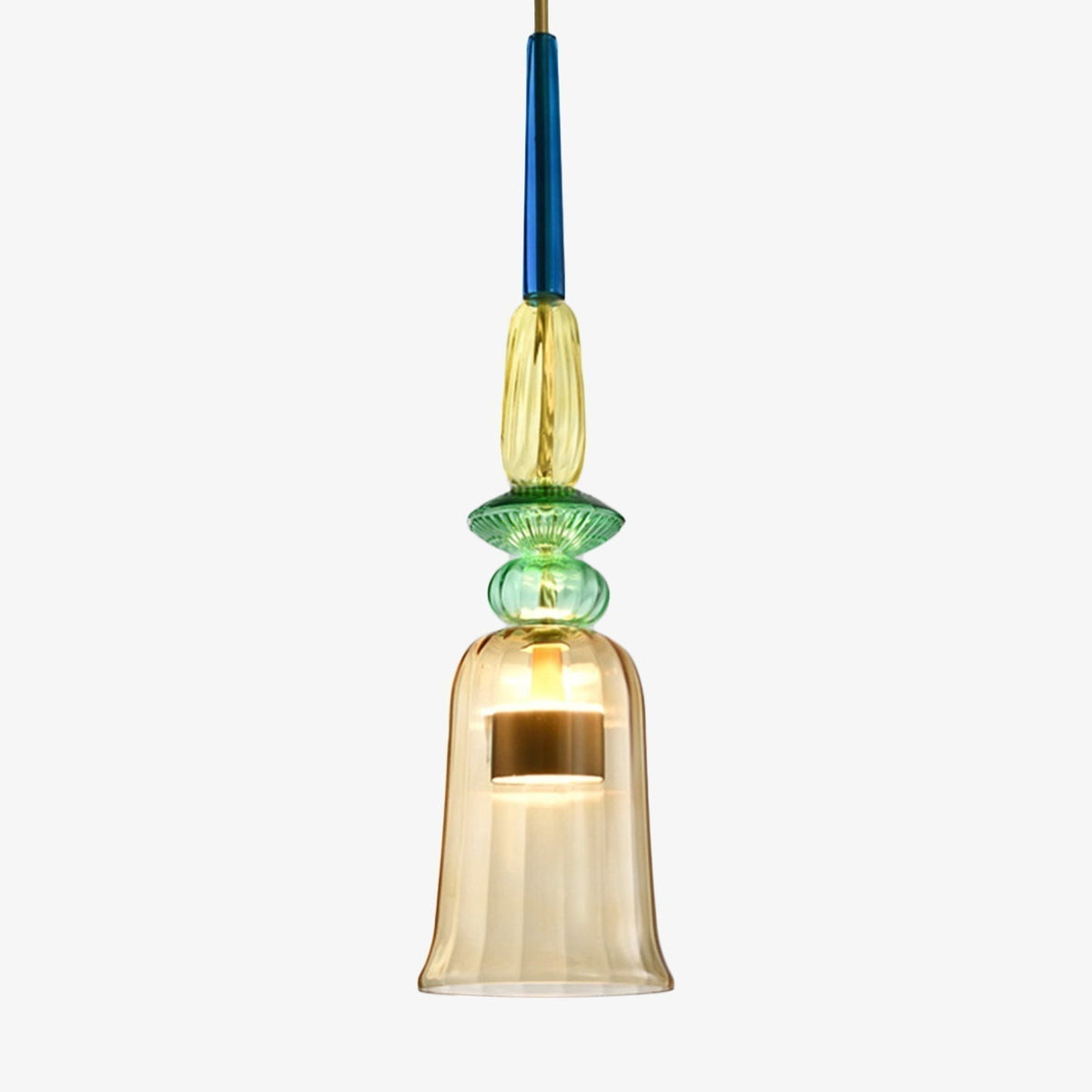 Modern Colored Glass Pendant Light