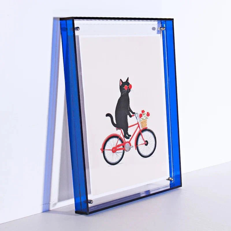 Modern Colorful Clear Acrylic Photo Frame