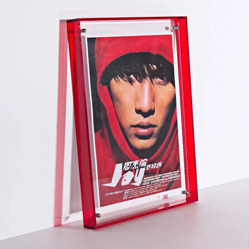 Modern Colorful Clear Acrylic Photo Frame