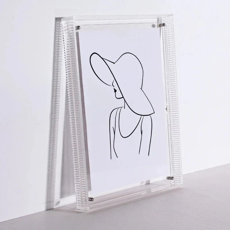 Modern Colorful Clear Acrylic Photo Frame