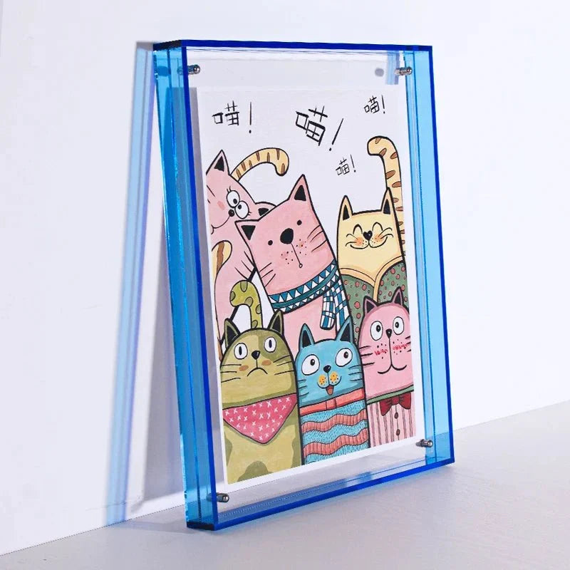 Modern Colorful Clear Acrylic Photo Frame