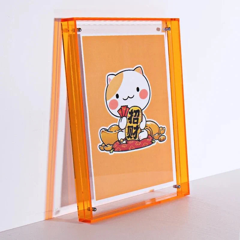 Modern Colorful Clear Acrylic Photo Frame