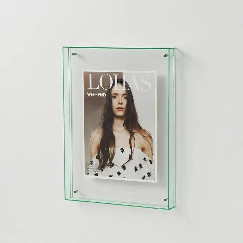 Modern Colorful Wall-Mounted Acrylic Photo Frame