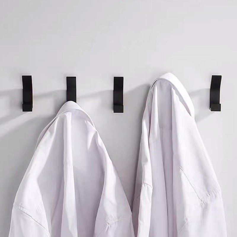 Modern Decorative Aluminum Wall Hooks - Coat Hooks in Black/White
