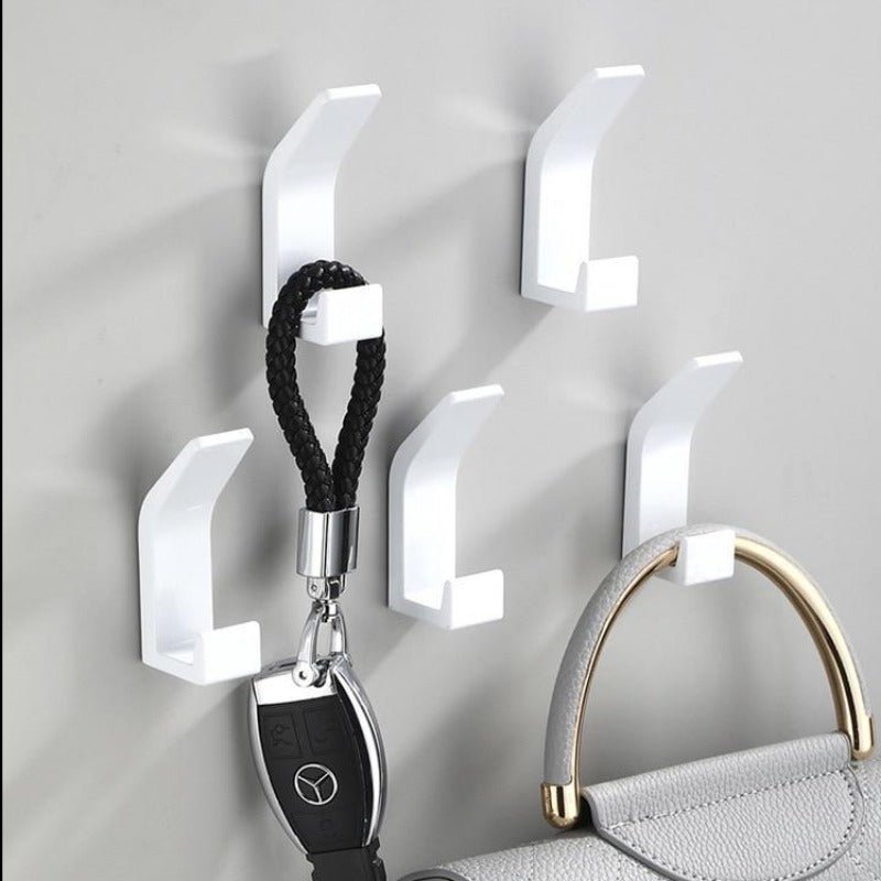 Modern Decorative Aluminum Wall Hooks - Coat Hooks in Black/White