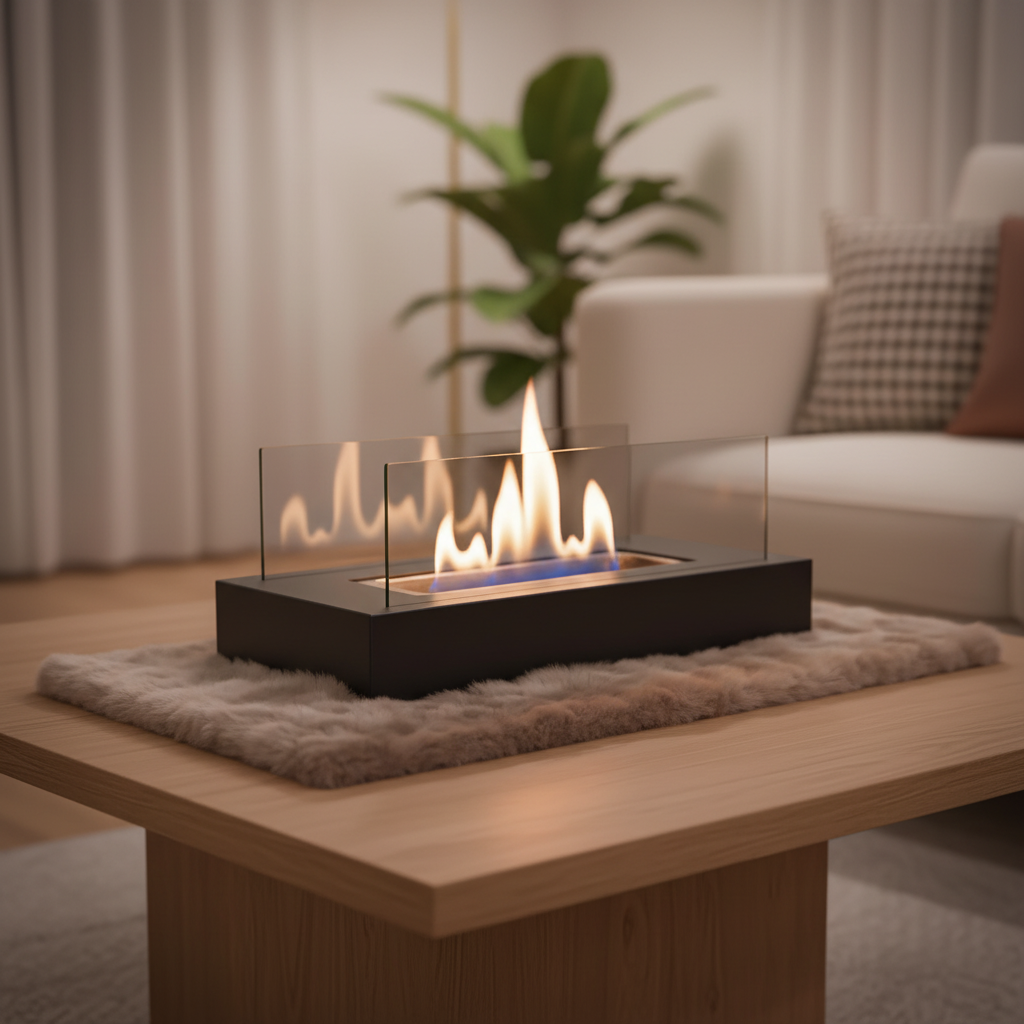 Modern Indoor and Outdoor Fire Feature