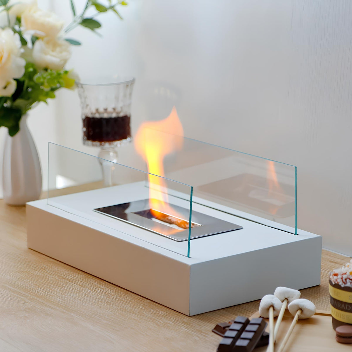 Modern Indoor and Outdoor Fire Feature