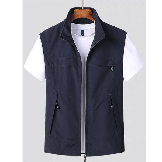 Modern Men's All-Season Vest - Stylish & Comfortable