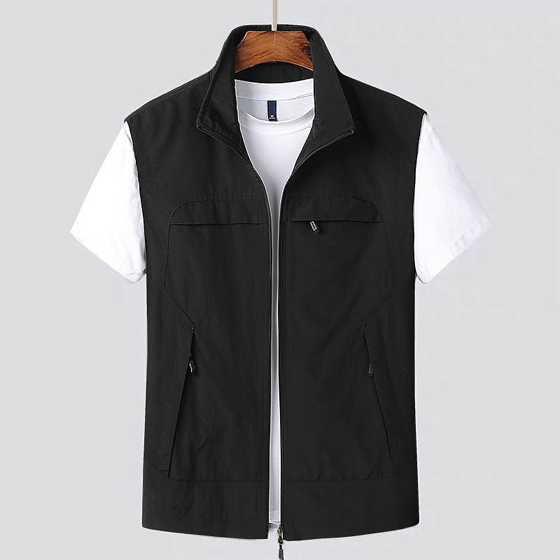Modern Men's All-Season Vest - Stylish & Comfortable