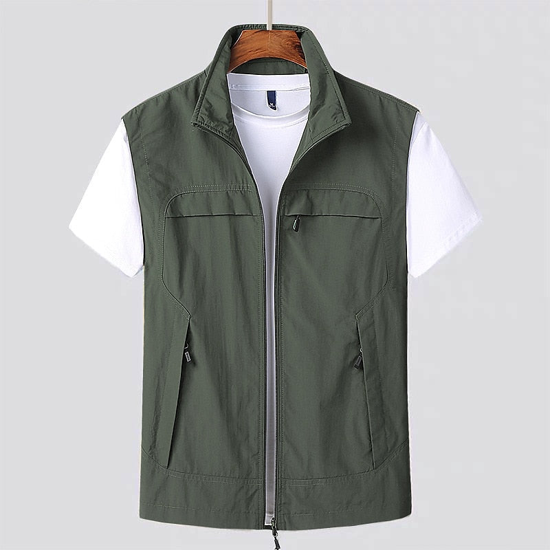 Modern Men's All-Season Vest - Stylish & Comfortable