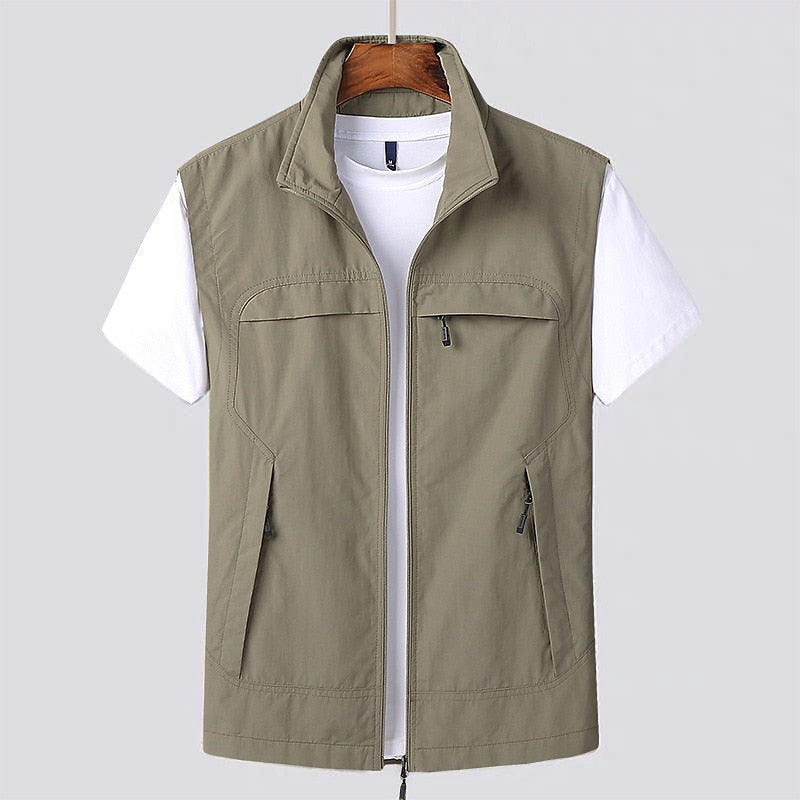 Modern Men's All-Season Vest - Stylish & Comfortable