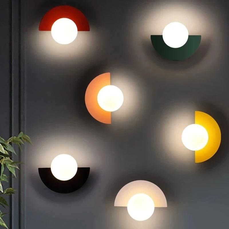 Modern Nordic Semicircular Wall Light