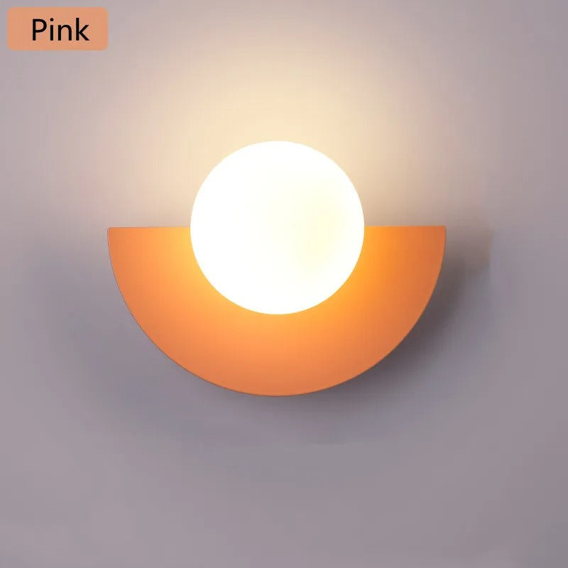 Modern Nordic Semicircular Wall Light