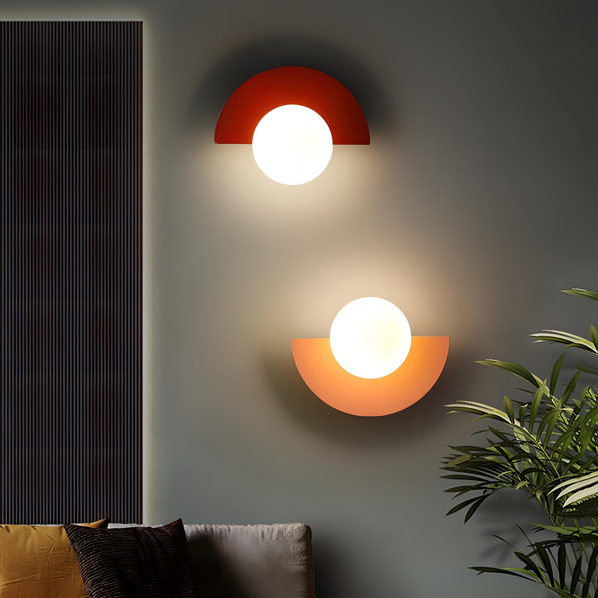 Modern Nordic Semicircular Wall Light