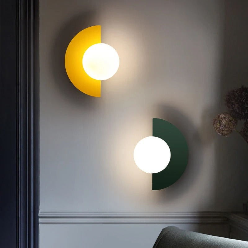 Modern Nordic Semicircular Wall Light