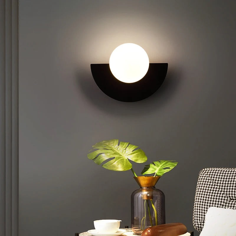 Modern Nordic Semicircular Wall Light