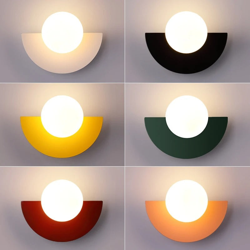 Modern Nordic Semicircular Wall Light