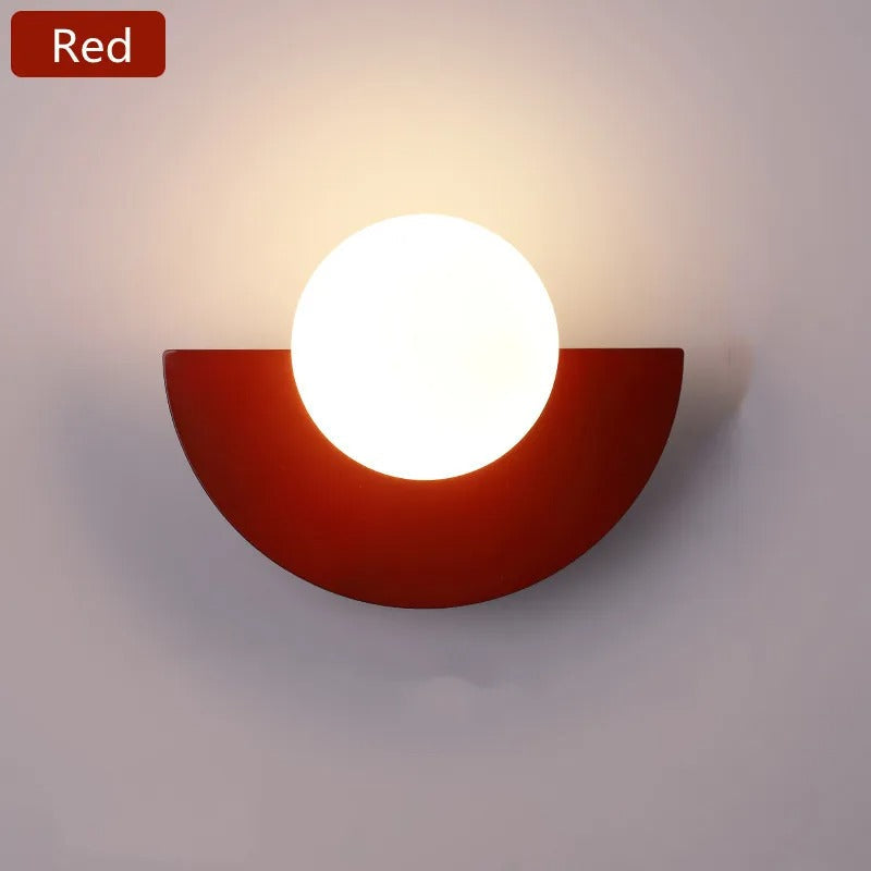 Modern Nordic Semicircular Wall Light