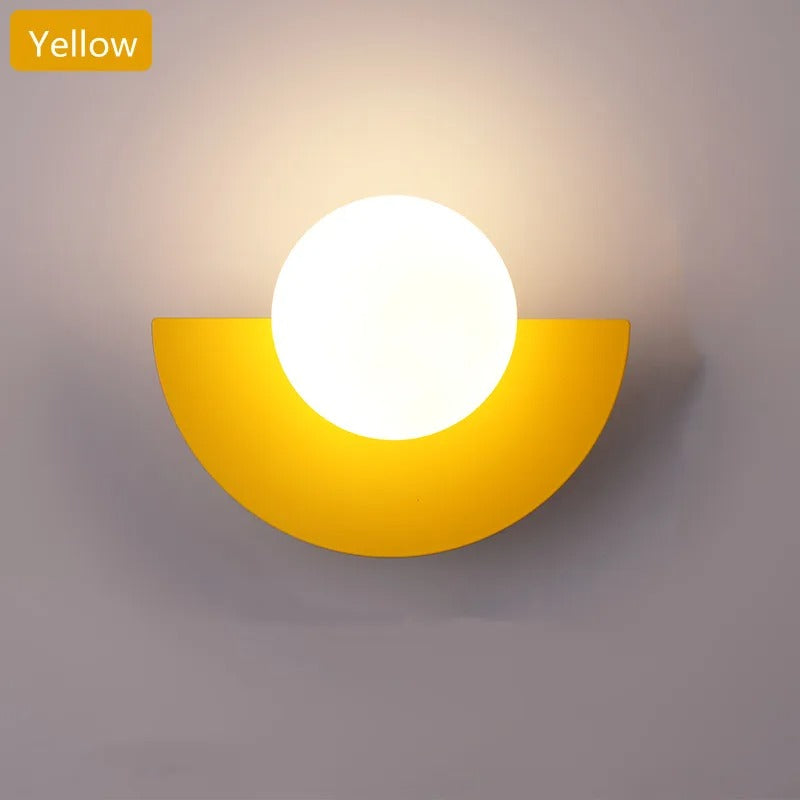 Modern Nordic Semicircular Wall Light