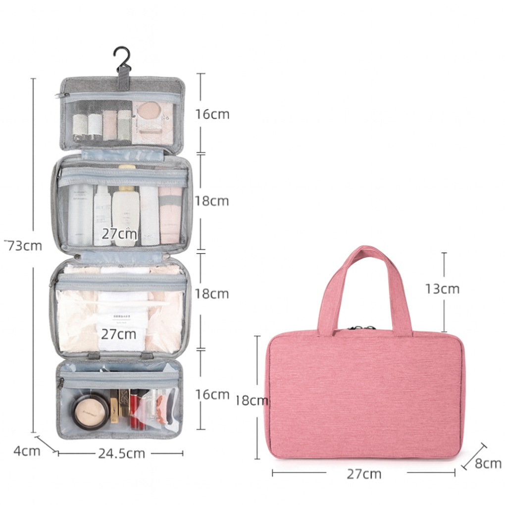 Multi-Compartment Toiletry Organizer