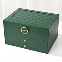 Multi-Tier Leather Jewelry Box | Organized and Elegant Storage