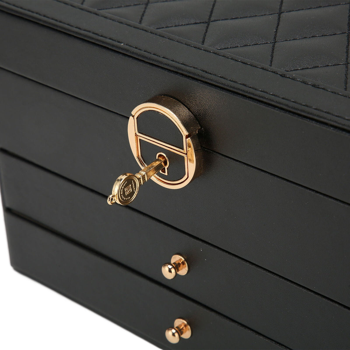 Multi-Tier Leather Jewelry Box | Organized and Elegant Storage