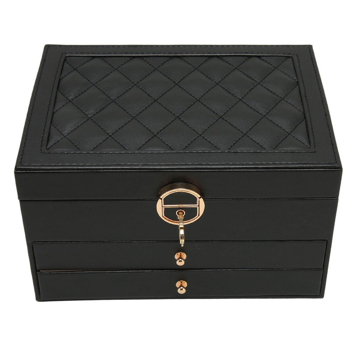 Multi-Tier Leather Jewelry Box | Organized and Elegant Storage