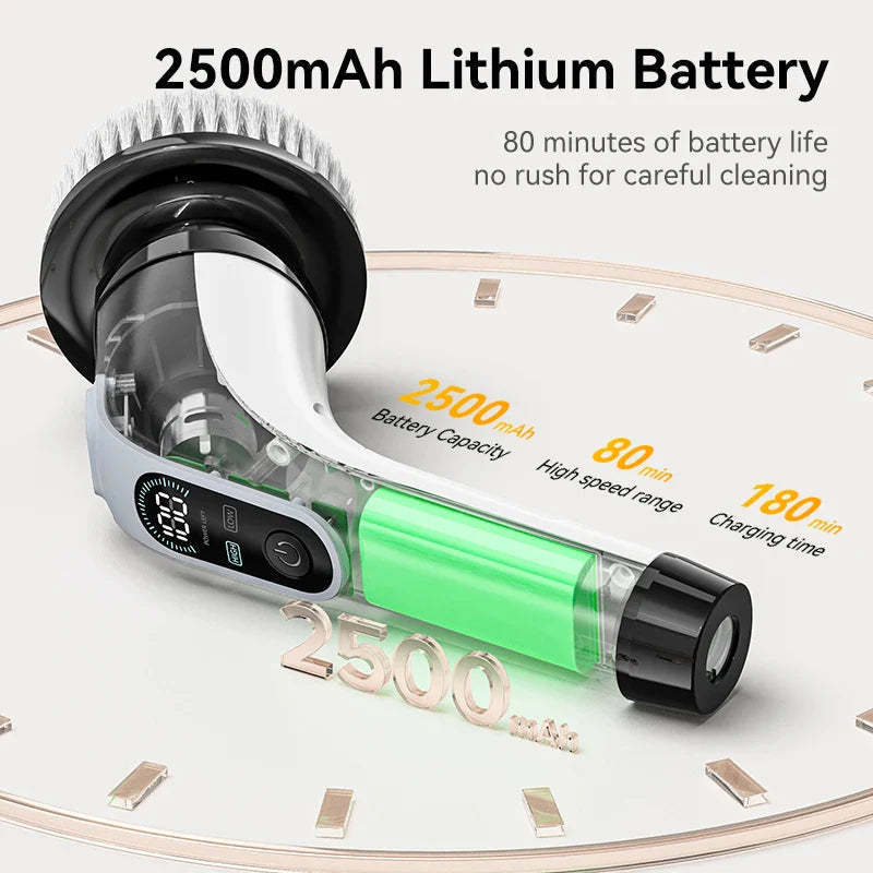 Multifunctional Cordless Electric Cleaning Brush