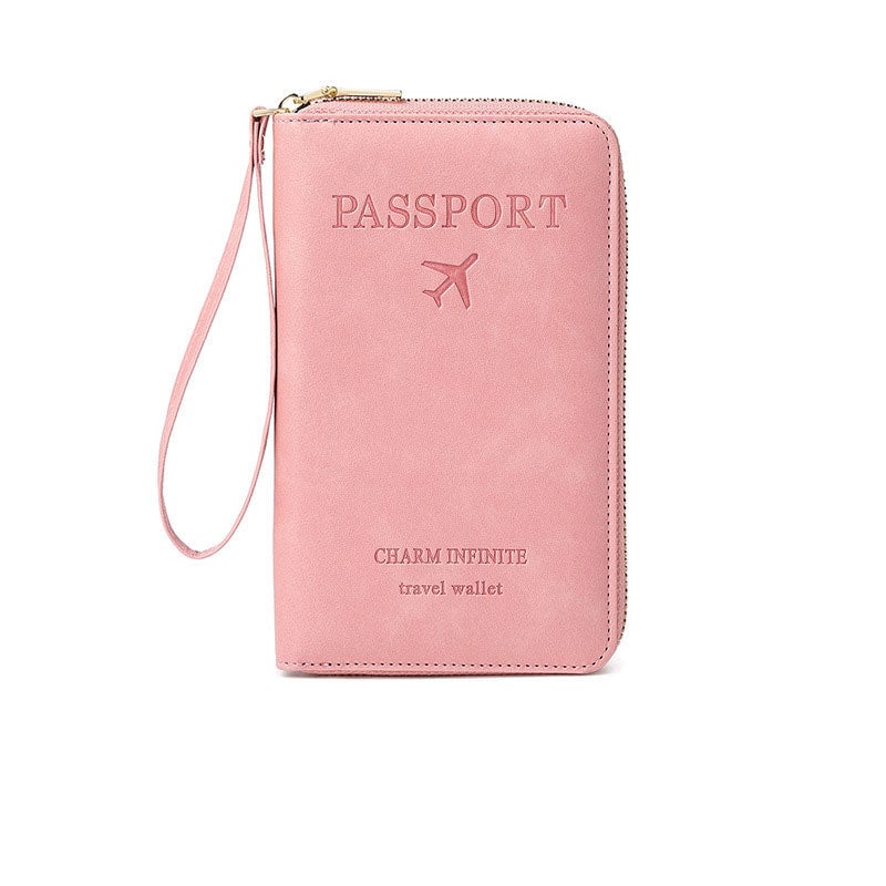 Multifunctional RFID Passport Wallet with Organized Compartments
