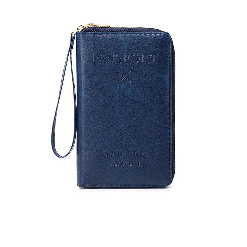 Multifunctional RFID Passport Wallet with Organized Compartments