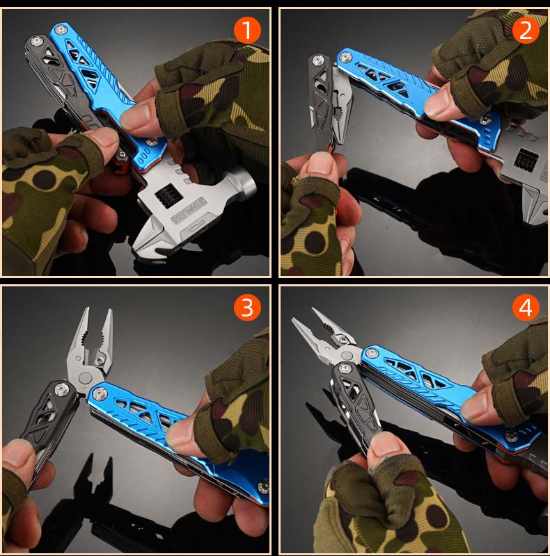 Multifunctional Stainless Steel Folding Hammer Multitool