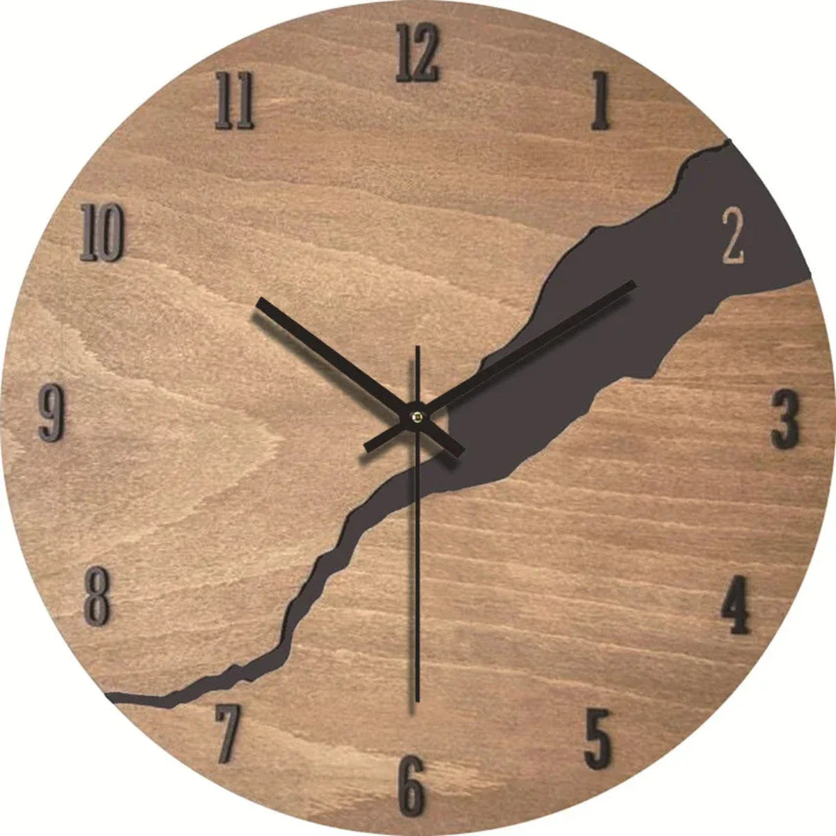 Nature-Inspired Wall Clock, Ideal for Any Interior
