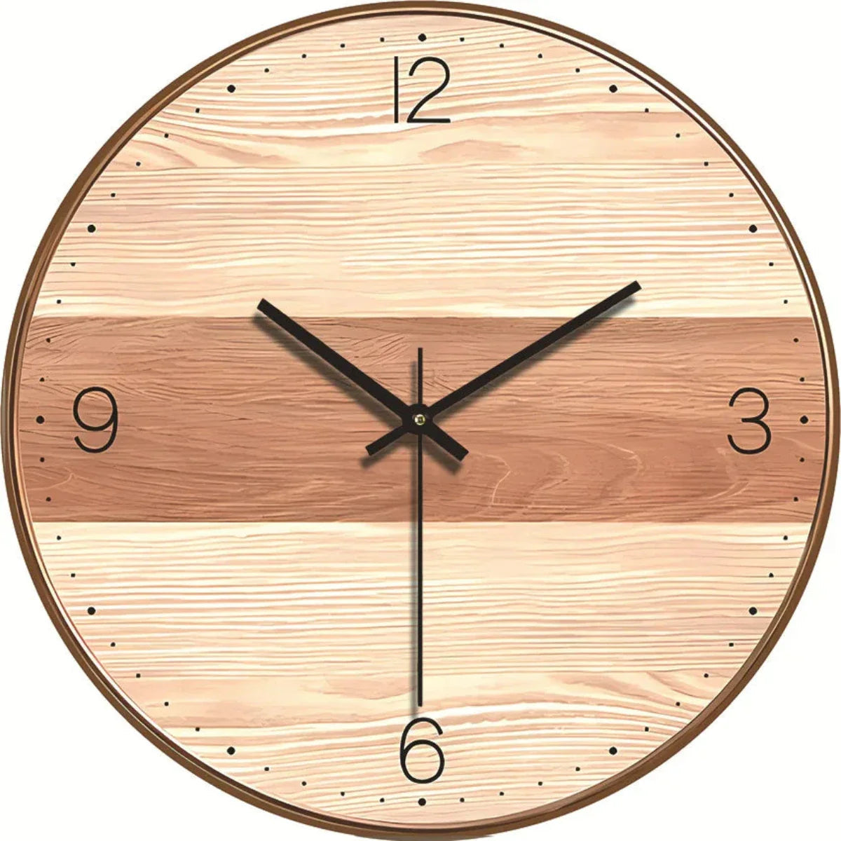 Nature-Inspired Wall Clock, Ideal for Any Interior