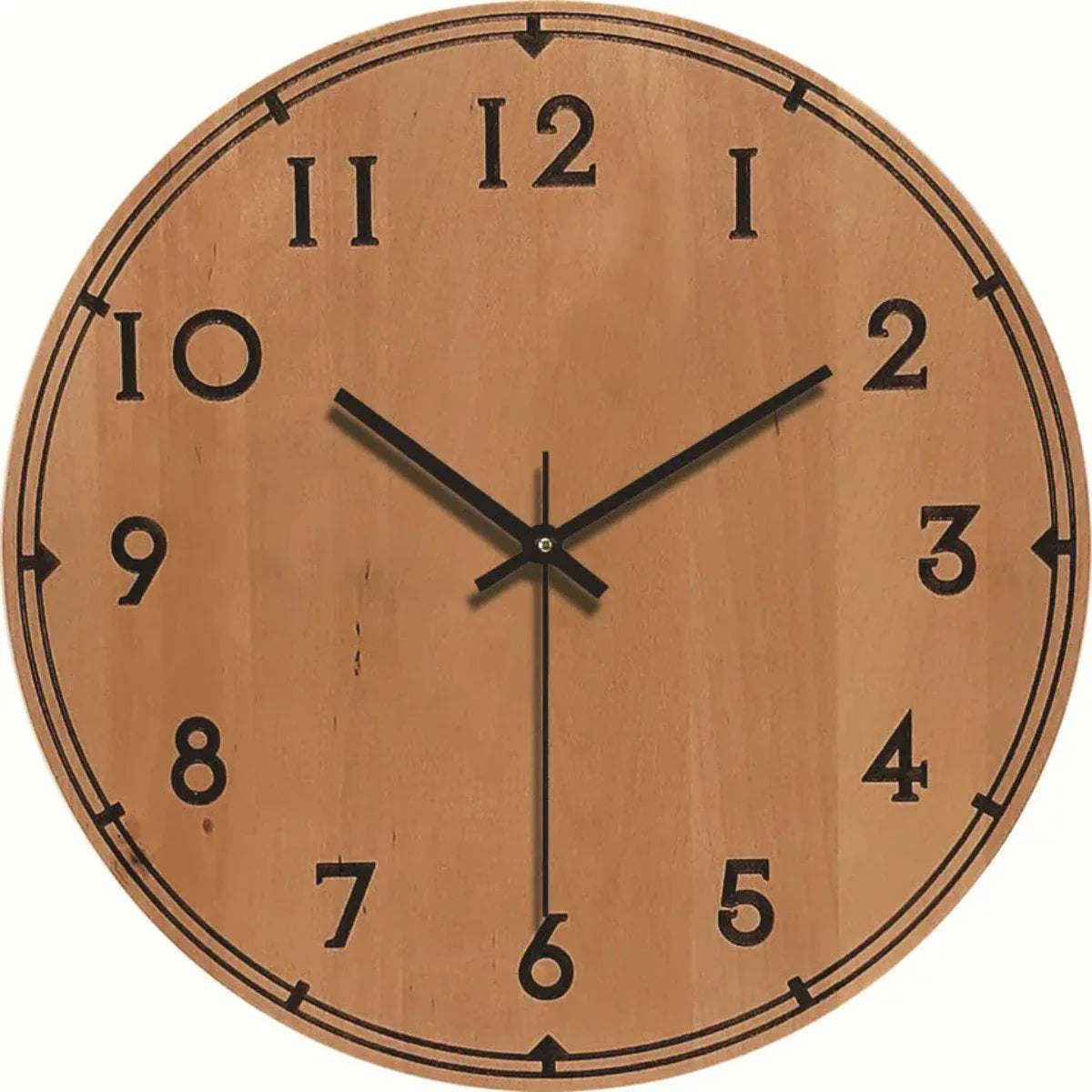 Nature-Inspired Wall Clock, Perfect for Any Interior