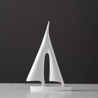 Nautical Sailboat Sculpture - Elegant Home Decor
