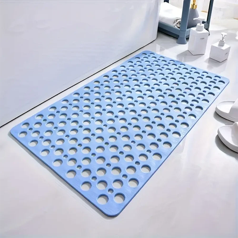 Non-Slip Shower Mat with Anti-Skid Grip & Quick Drainage