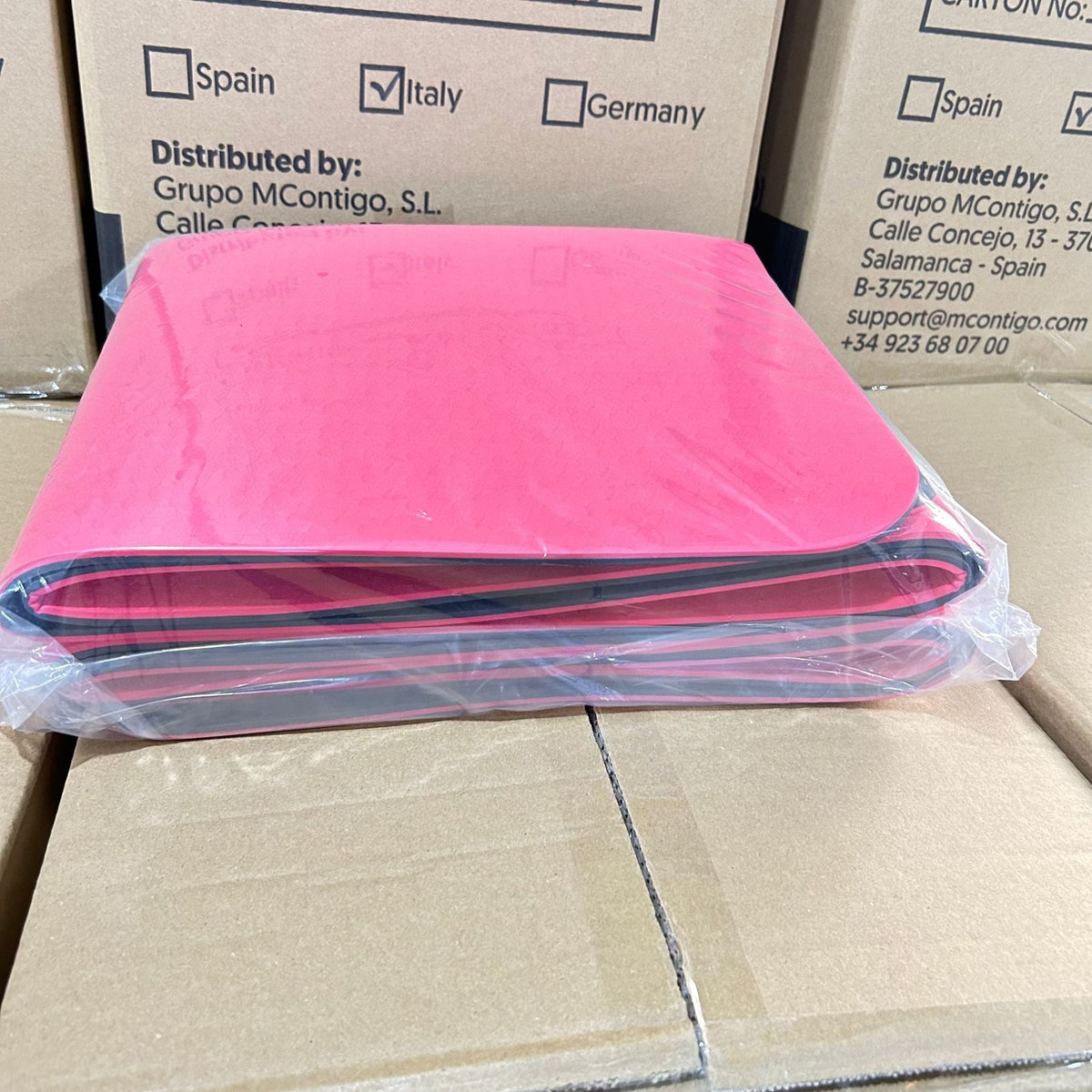 Non-slip training mat with textured design
