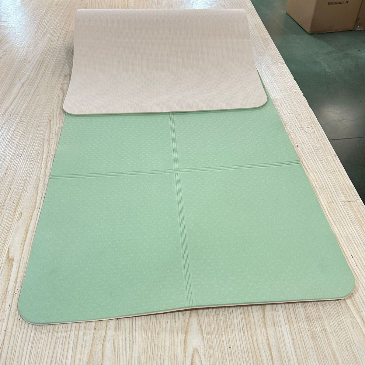 Non-slip training mat with textured design