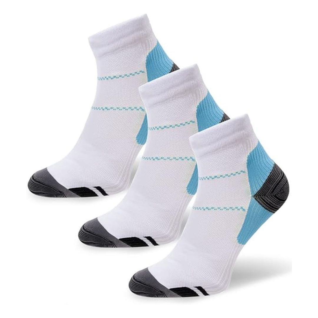 Orthopedic Compression Socks - Black and White
