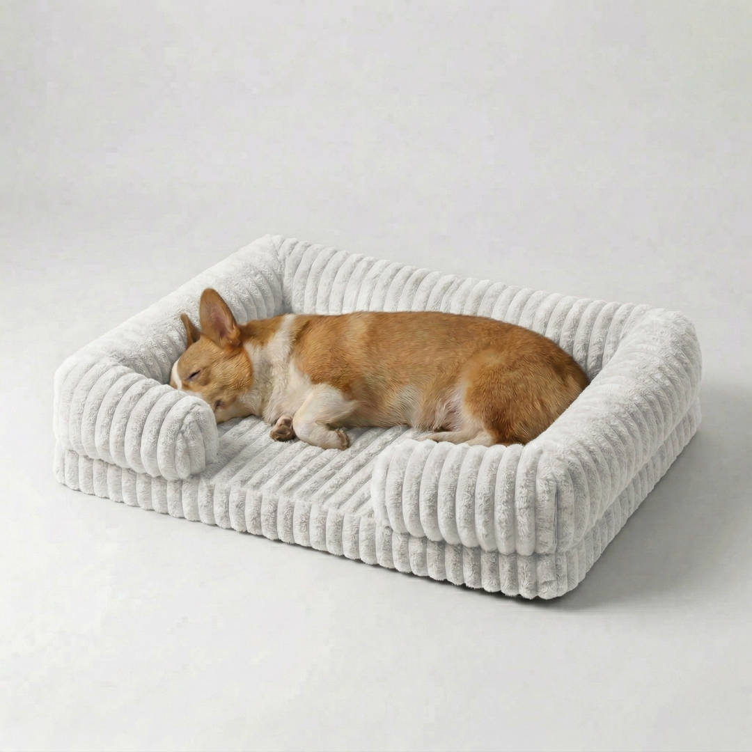 Orthopedic Sofa-Style Dog Bed