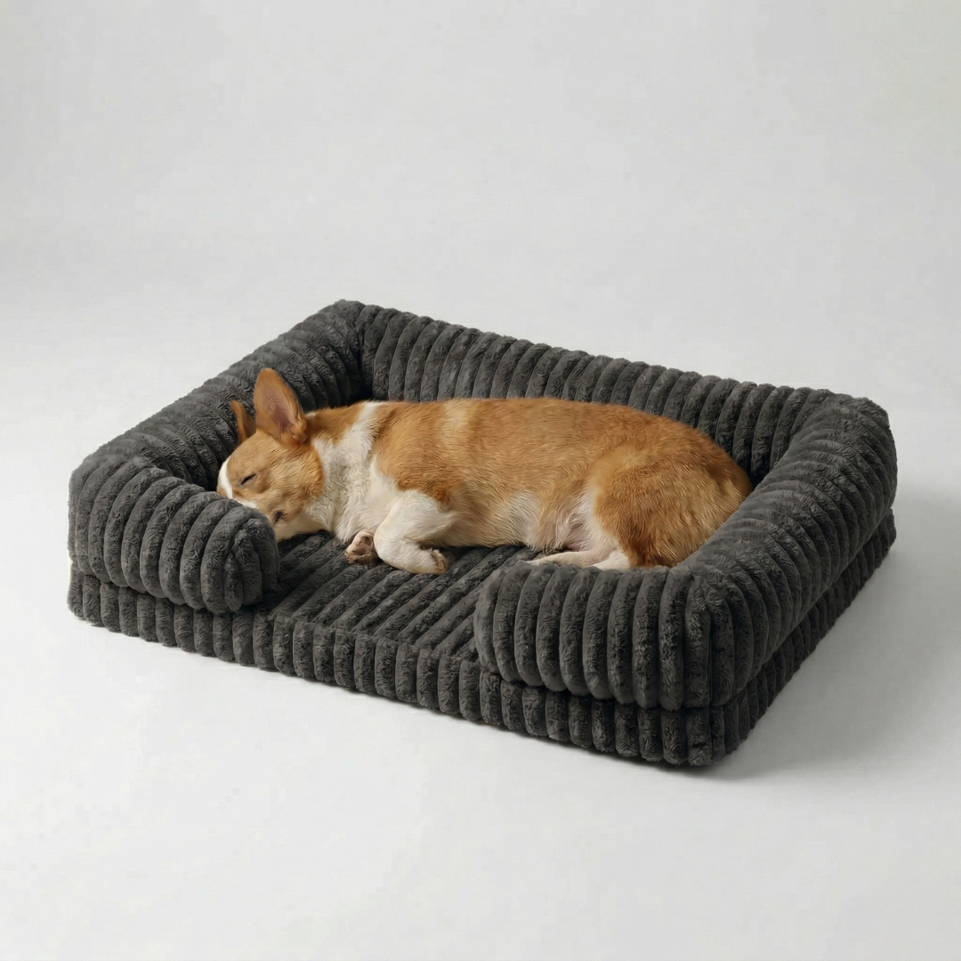 Orthopedic Sofa-Style Dog Bed
